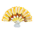Tulip Hand Fan-Yellow