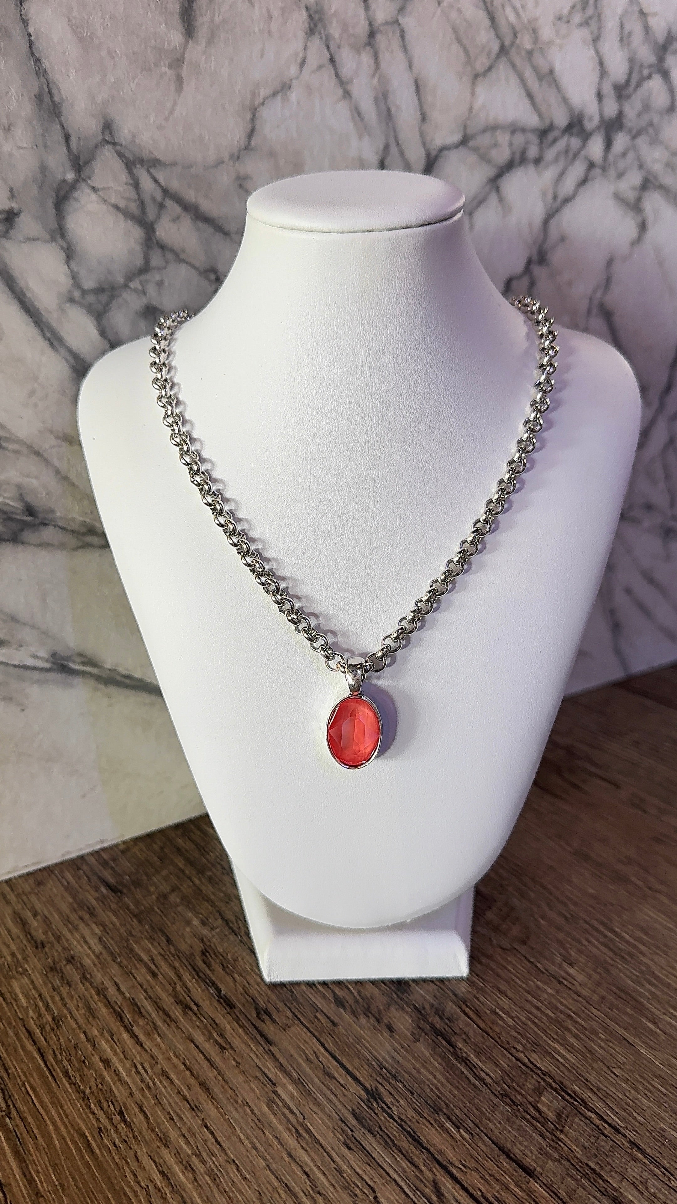 Nora Necklace-Pink