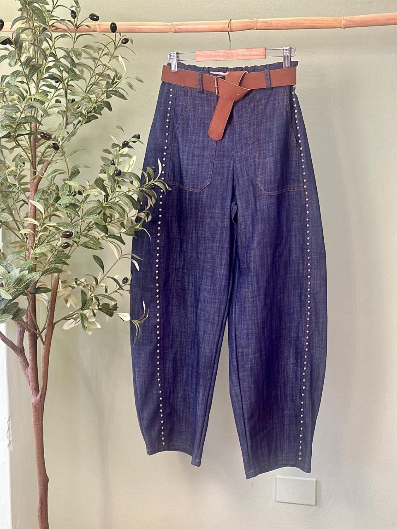 Barrel Beaded Jean