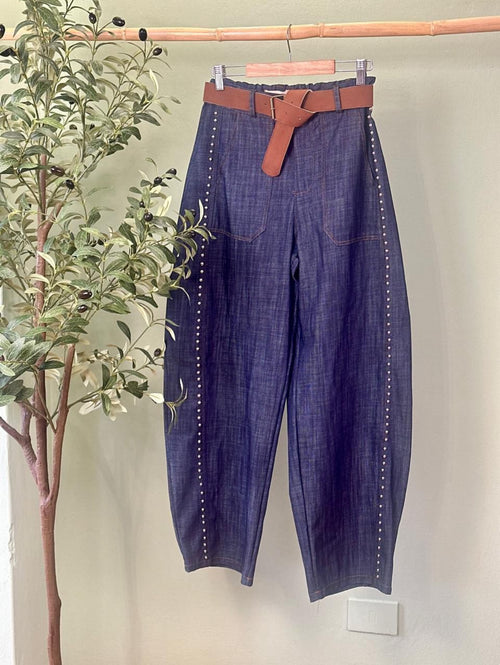 Barrel Beaded Jean