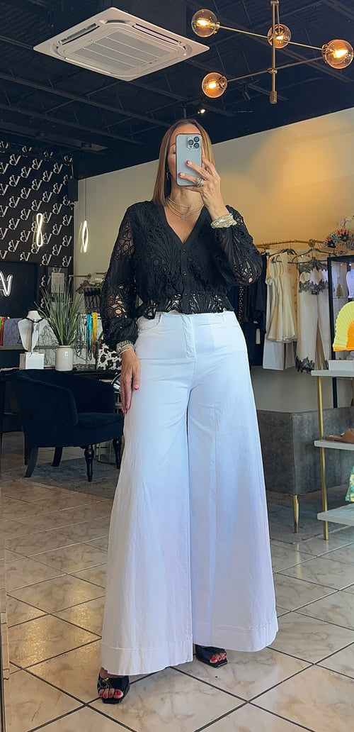 Bri Black Blouse
