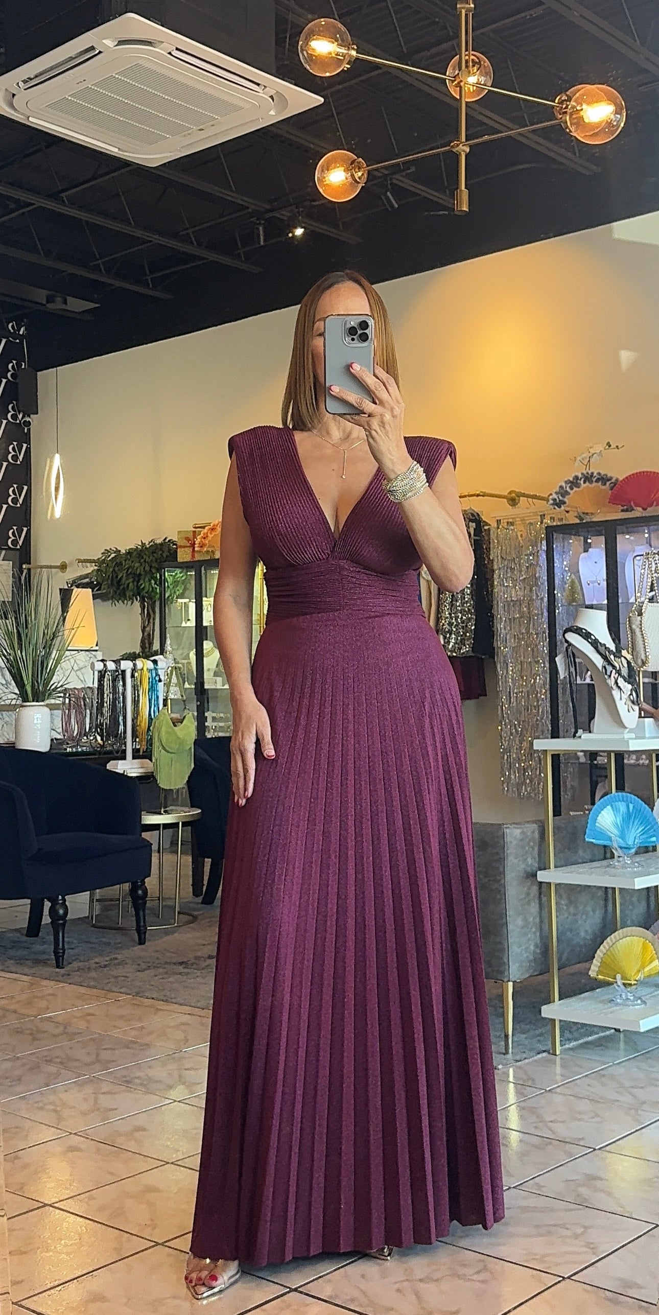 Aura Dress - Plum