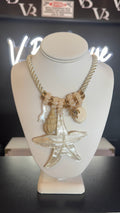 Sea Star Necklace- Beige