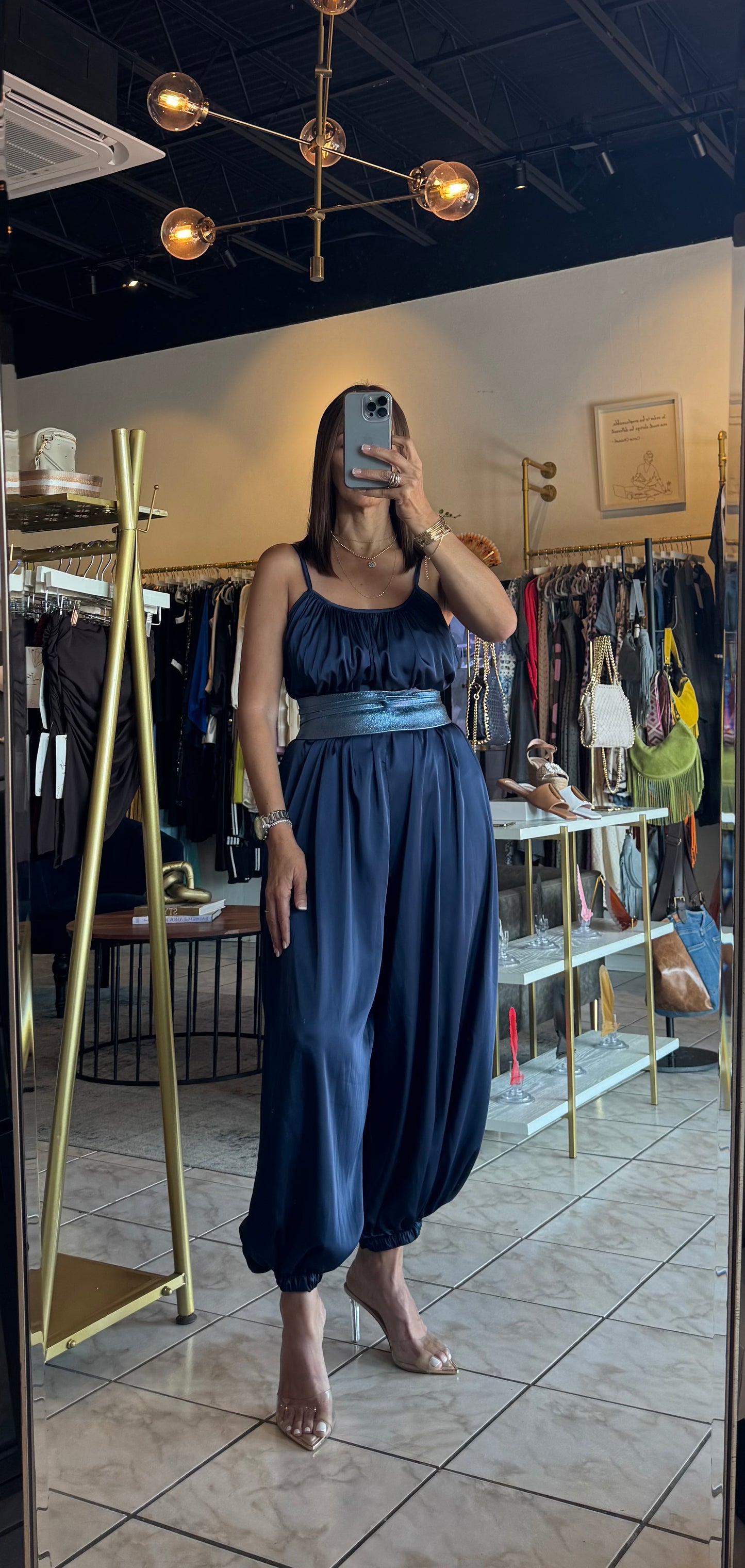 Margot Satin Jumpsuit-More Colors