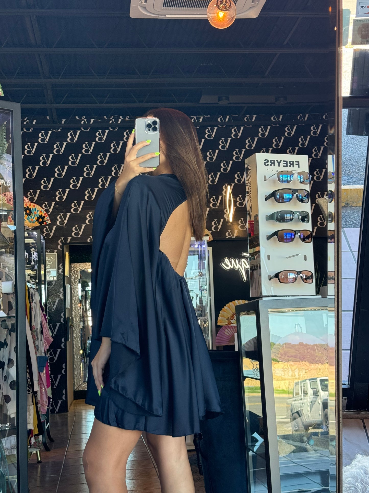 Amanda Dress - Navy