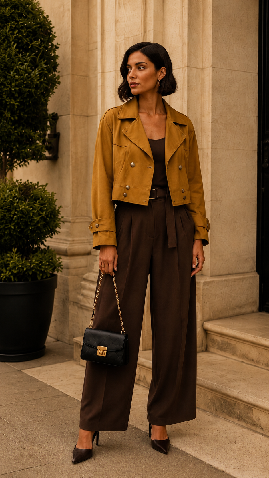 Brandon Jacket - Mustard