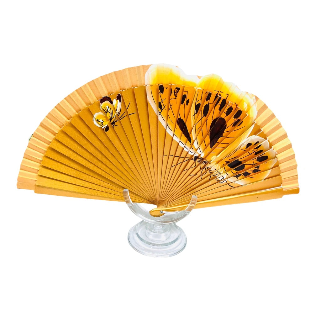 Butterfly Hand Fan-Gold