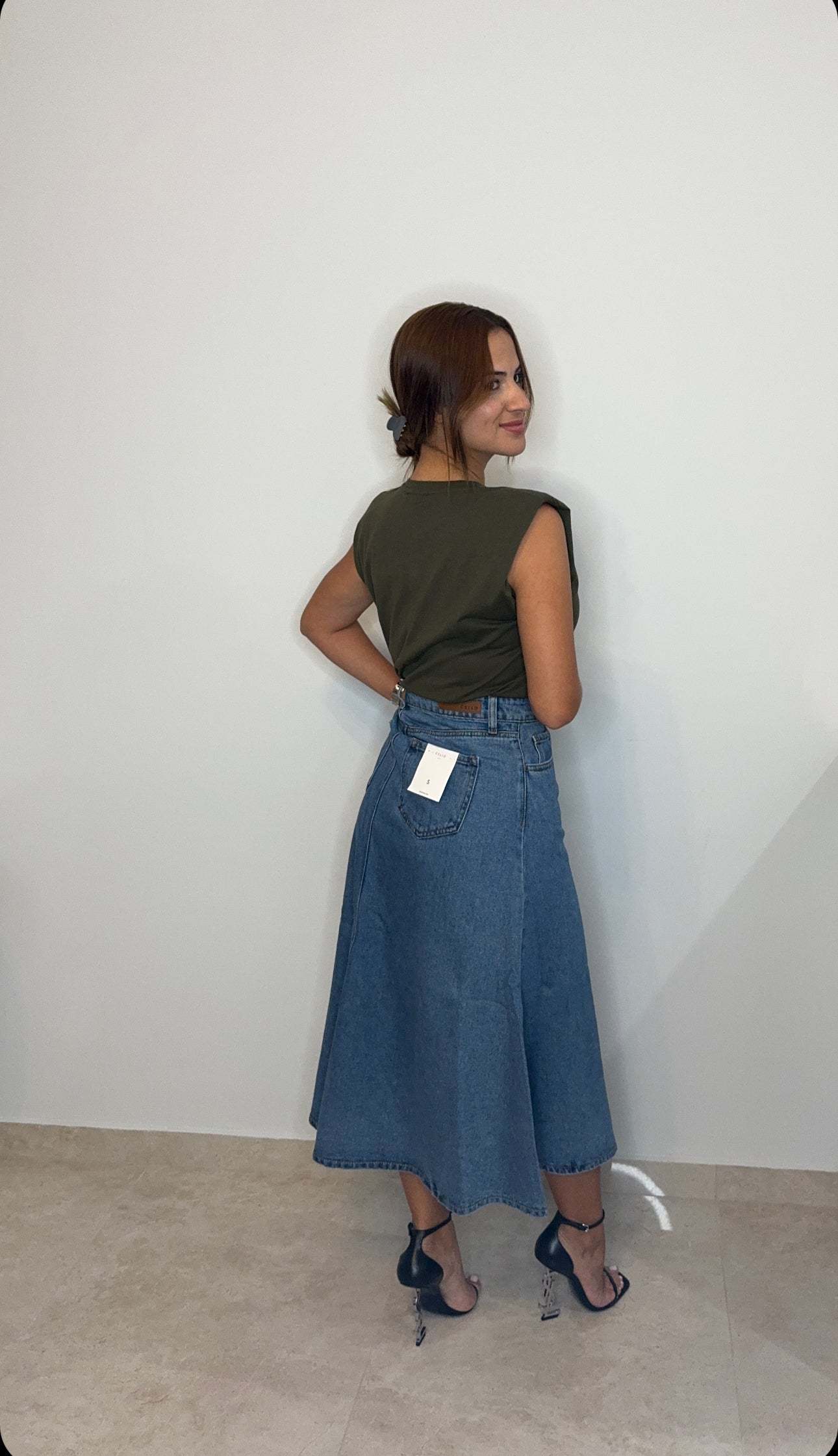 Aga Denim Skirt