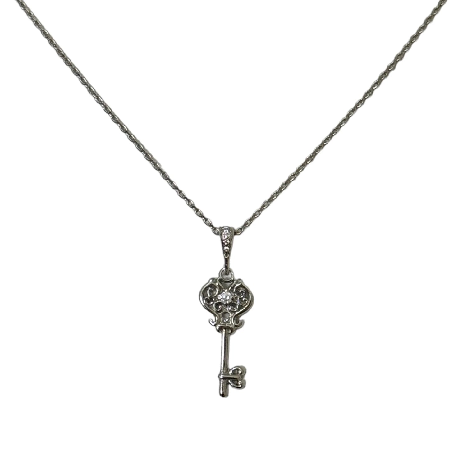 Key Necklace - Silver