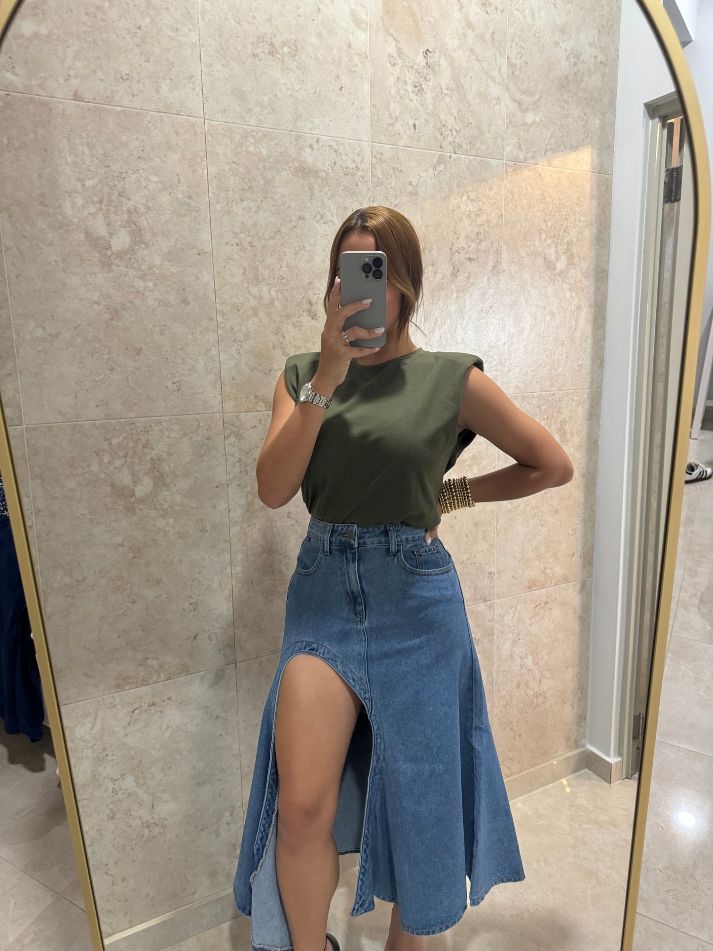 Aga Denim Skirt