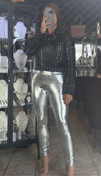 Silver legging
