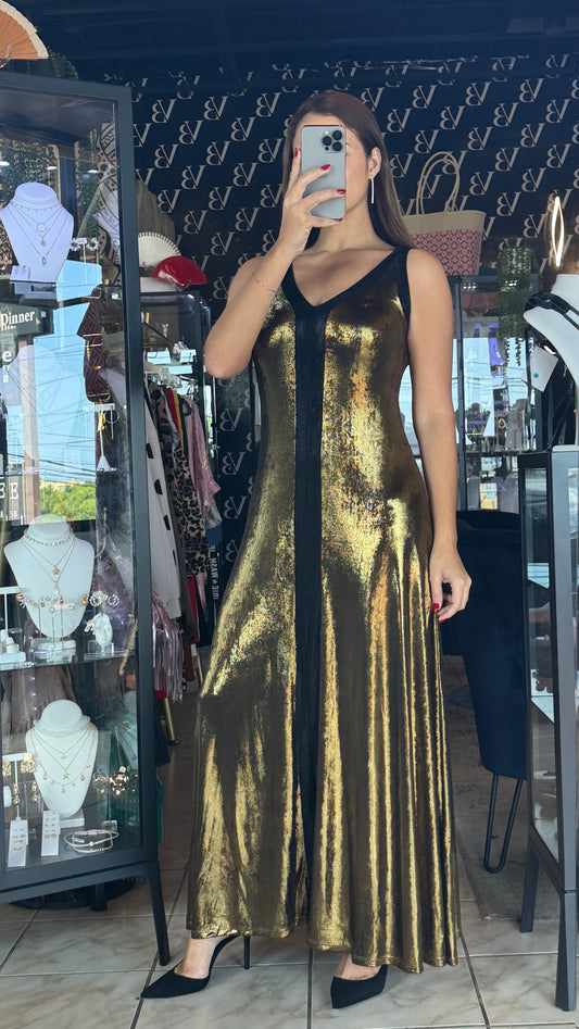 Krystal Dress - Gold