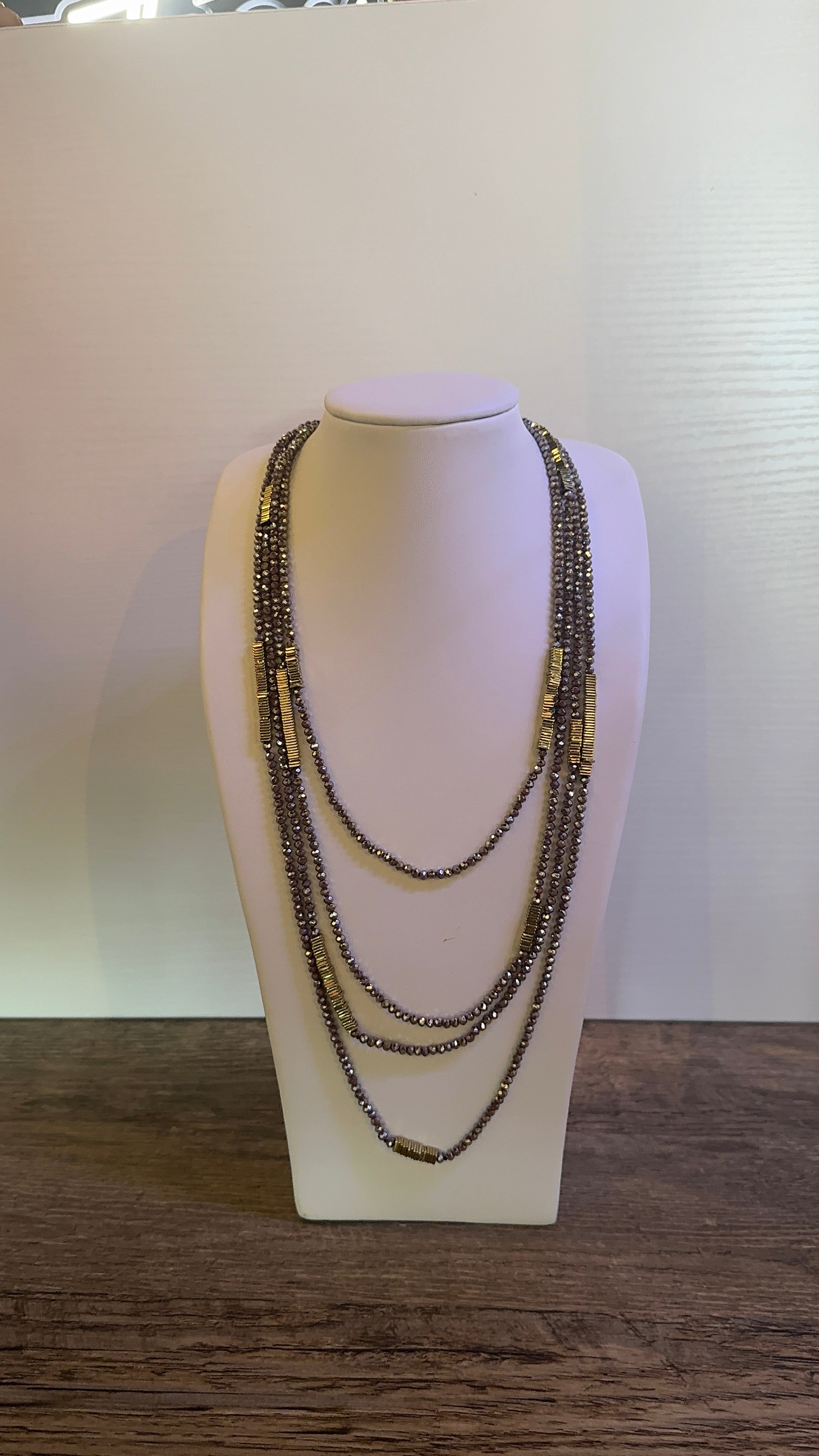 Tiffany Necklace-Brown