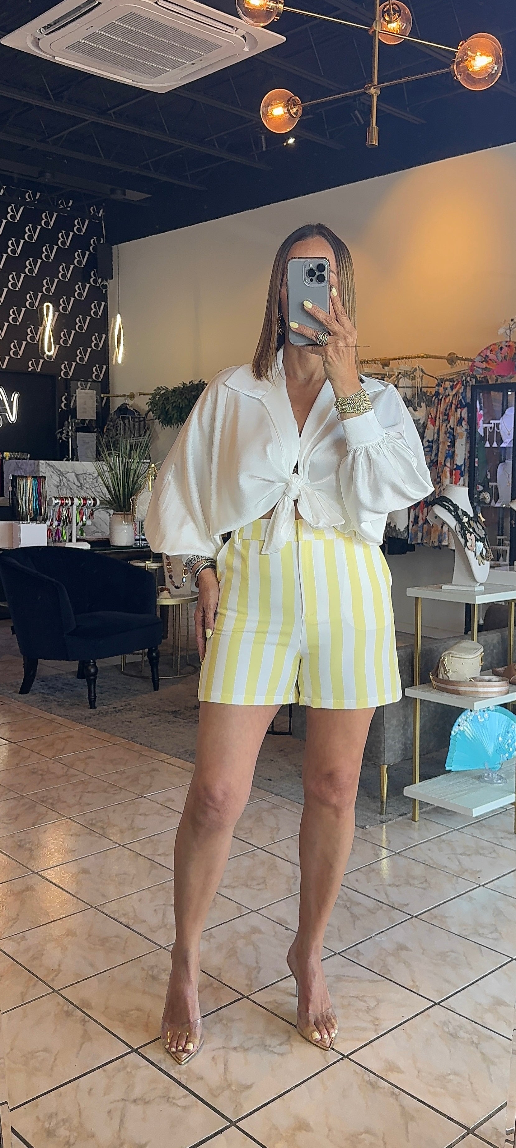 Alya Stripe Short