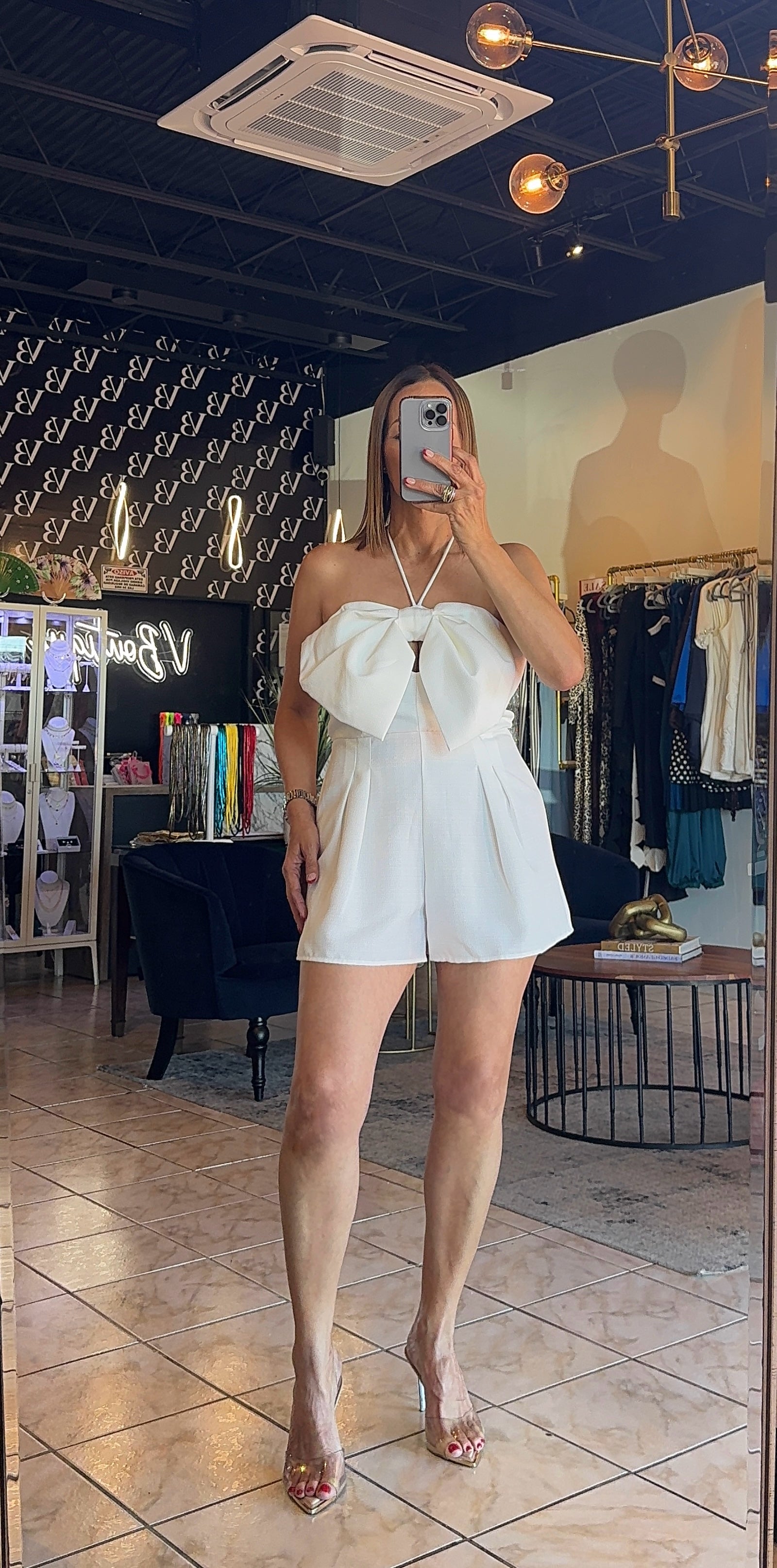 White Romper