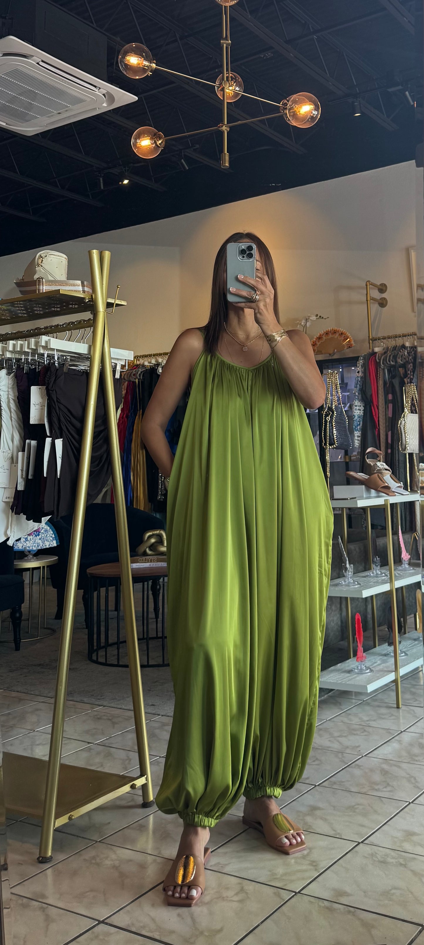 Aladdin Satin Jumpsuit