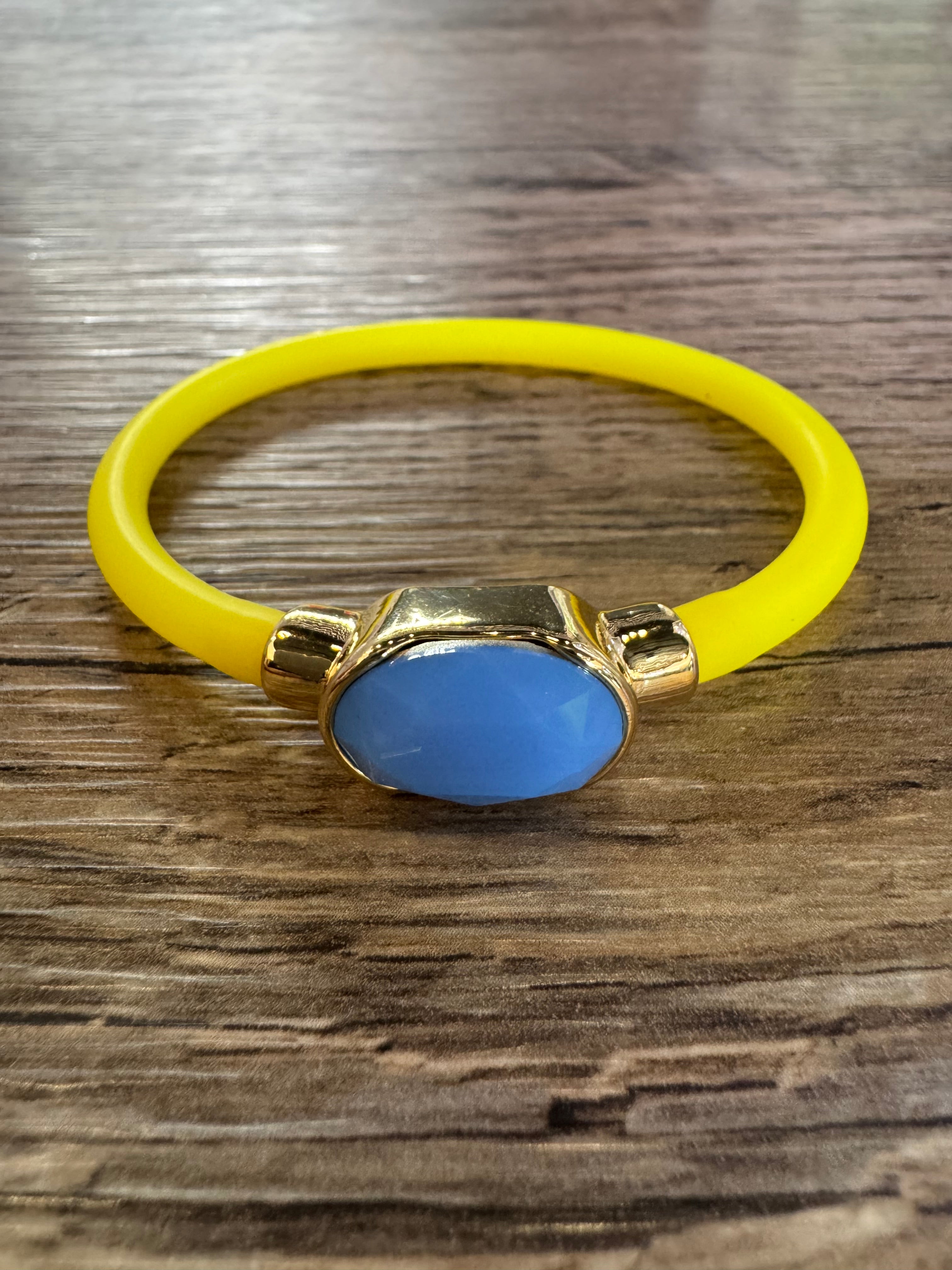 Muriel Bracelet- Yellow/Blue