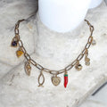 Charm Necklace (Paw Print)
