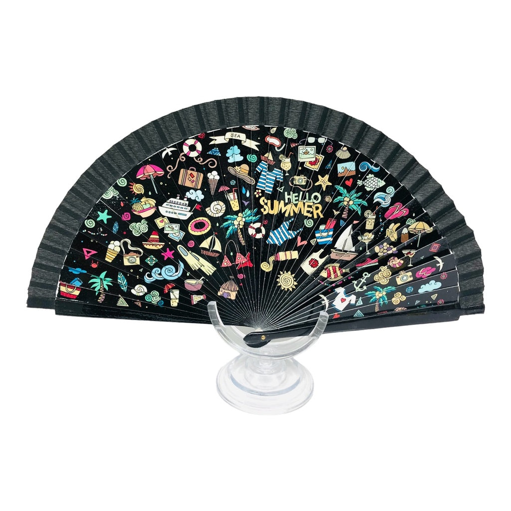 Hello Summer Hand Fan