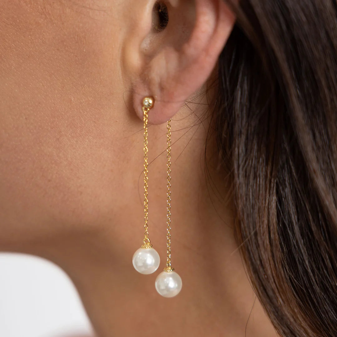 Xana Double Pearl Dangle