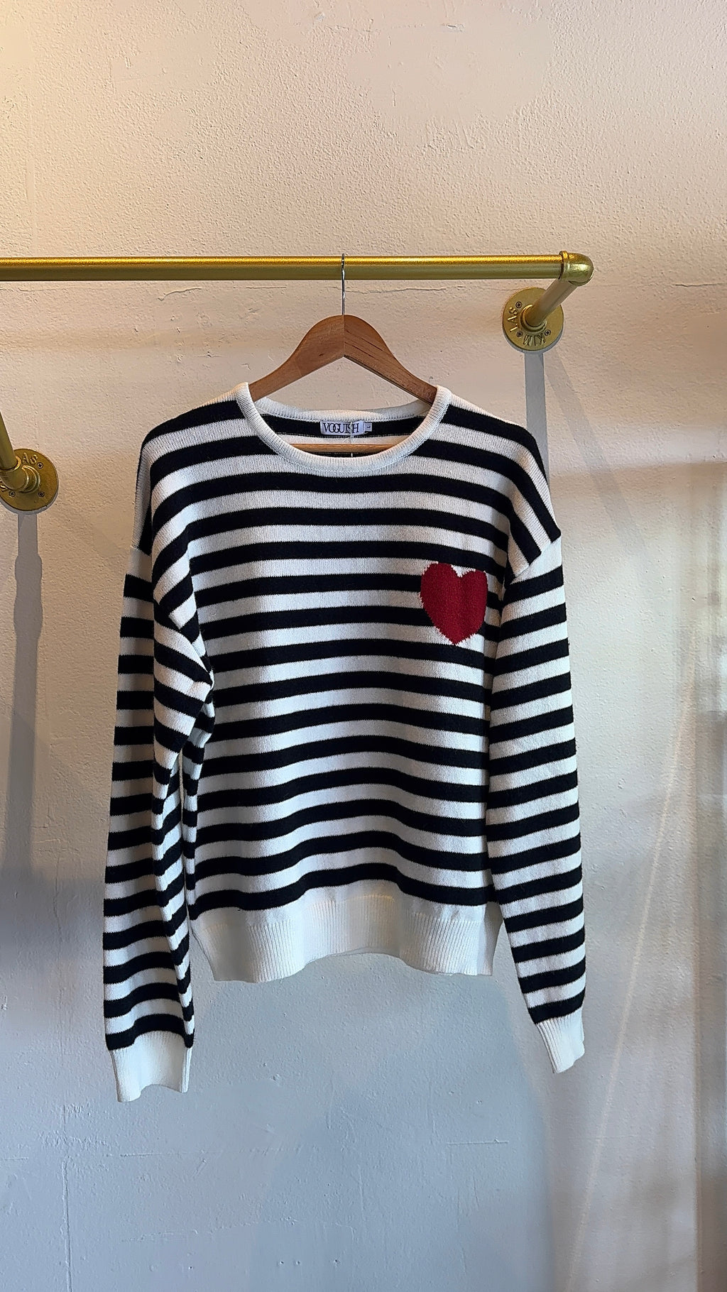 Striped Black Sweater