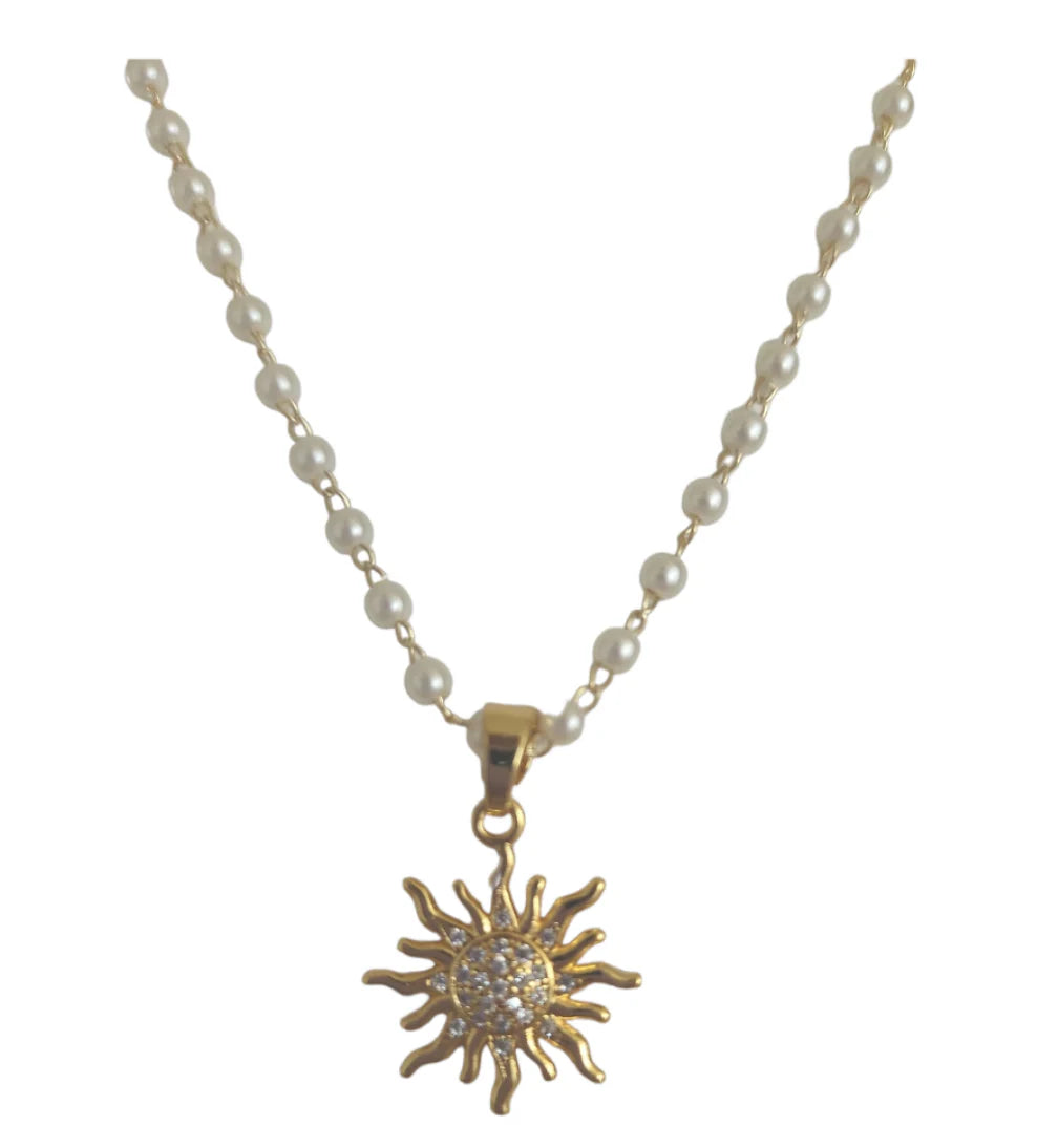 Sun Pearl Necklace