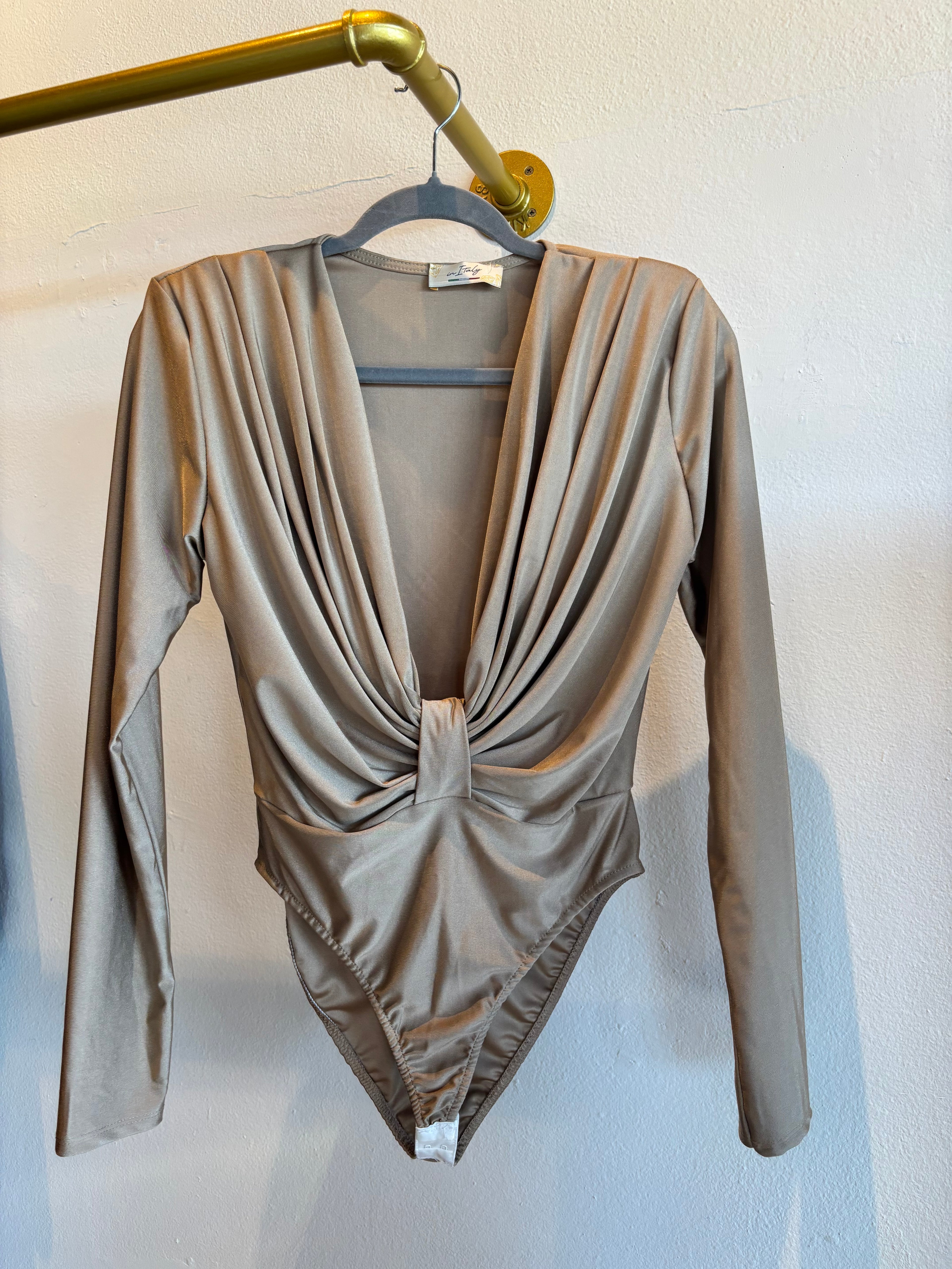 Daisy Bodysuit-Beige