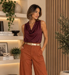 Lux Top - Burgundy
