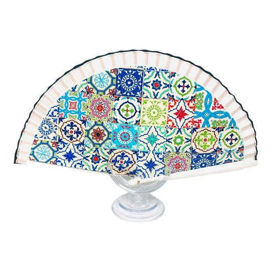 Mosaic Hand Fan