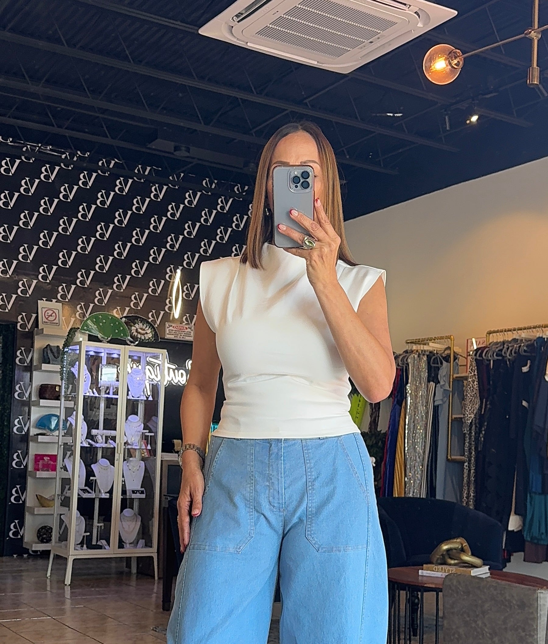 Zara White Top