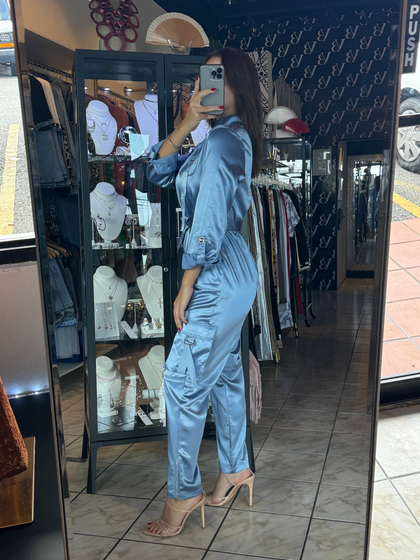 Agatha Jumpsuit - Blue