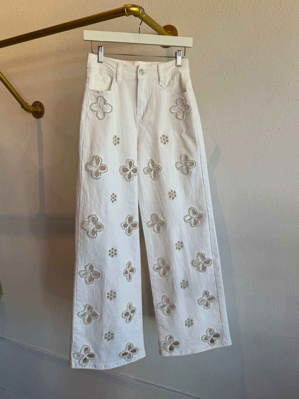 White Pearls Jean