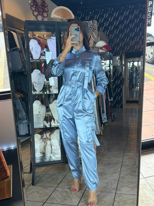 Agatha Jumpsuit - Blue