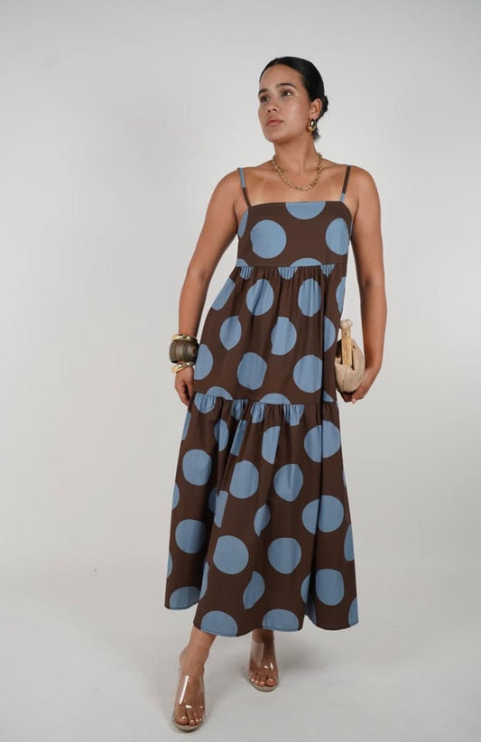 Luciana Polka Dress