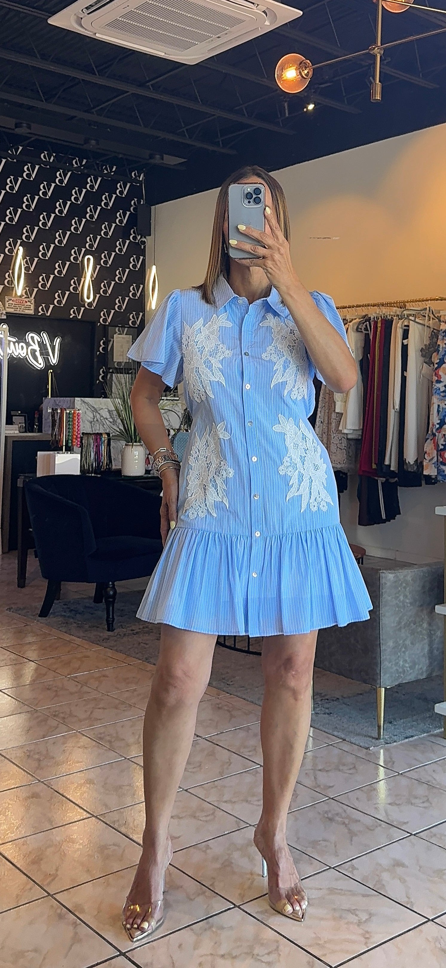 Zelma Striped Dress