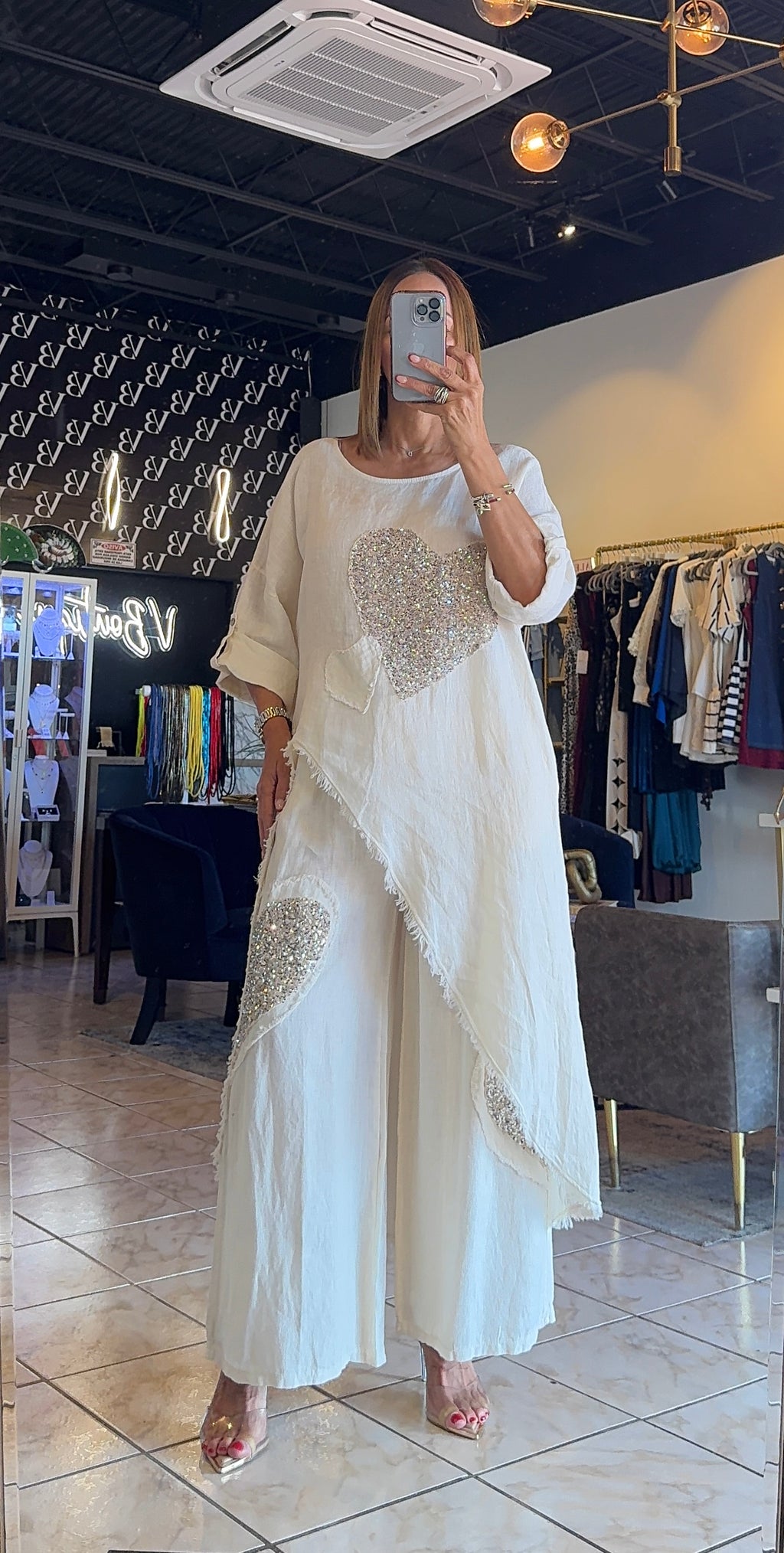 Liliana Bright Heart Tunic