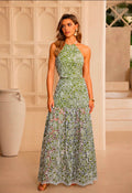 Adara Crochet Skirt Set - Green