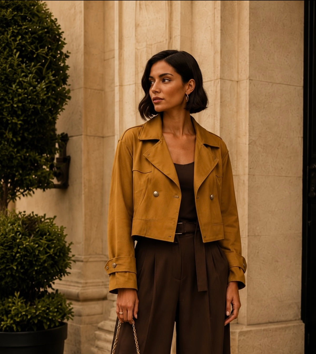 Brandon Jacket - Mustard