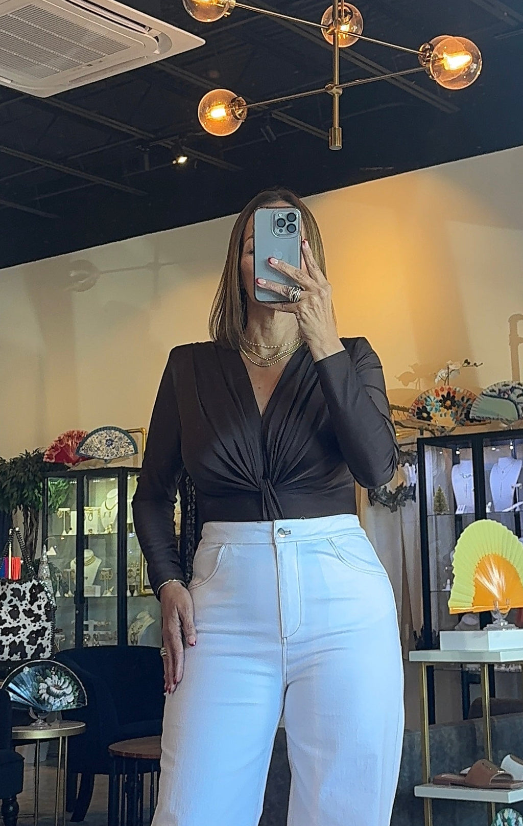 Daisy Bodysuit-Brown