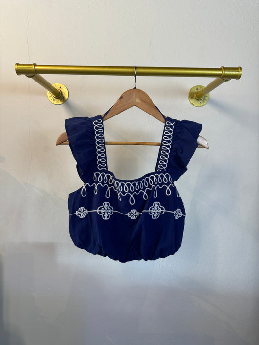 Ariana Navy Top