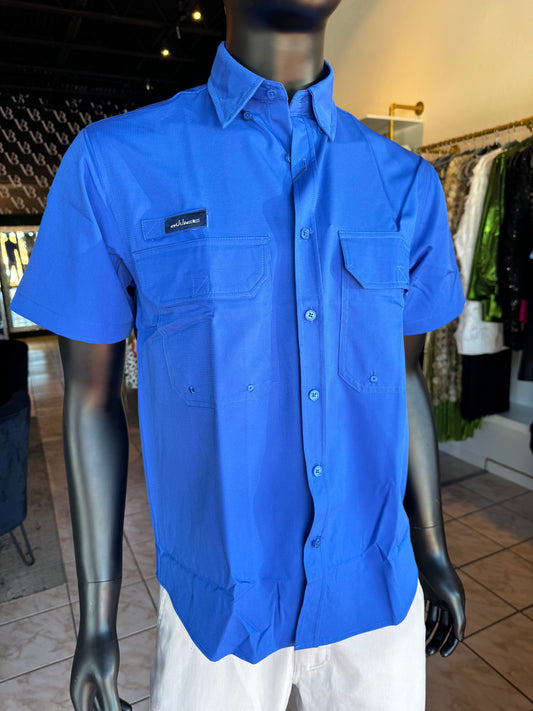 Royal Blue Button Shirt