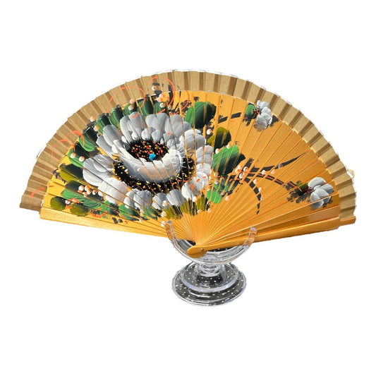 Silver Hand Fan