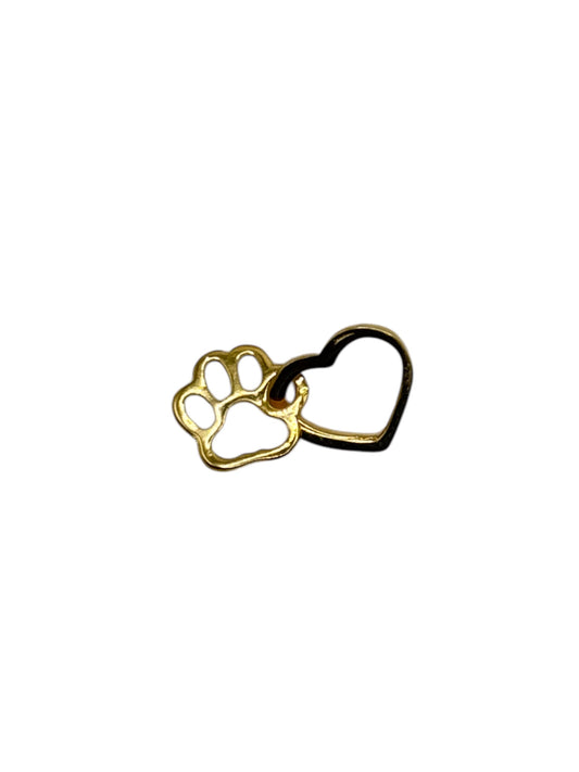 Heart Paw Charm