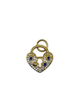 Heart Blue Charm