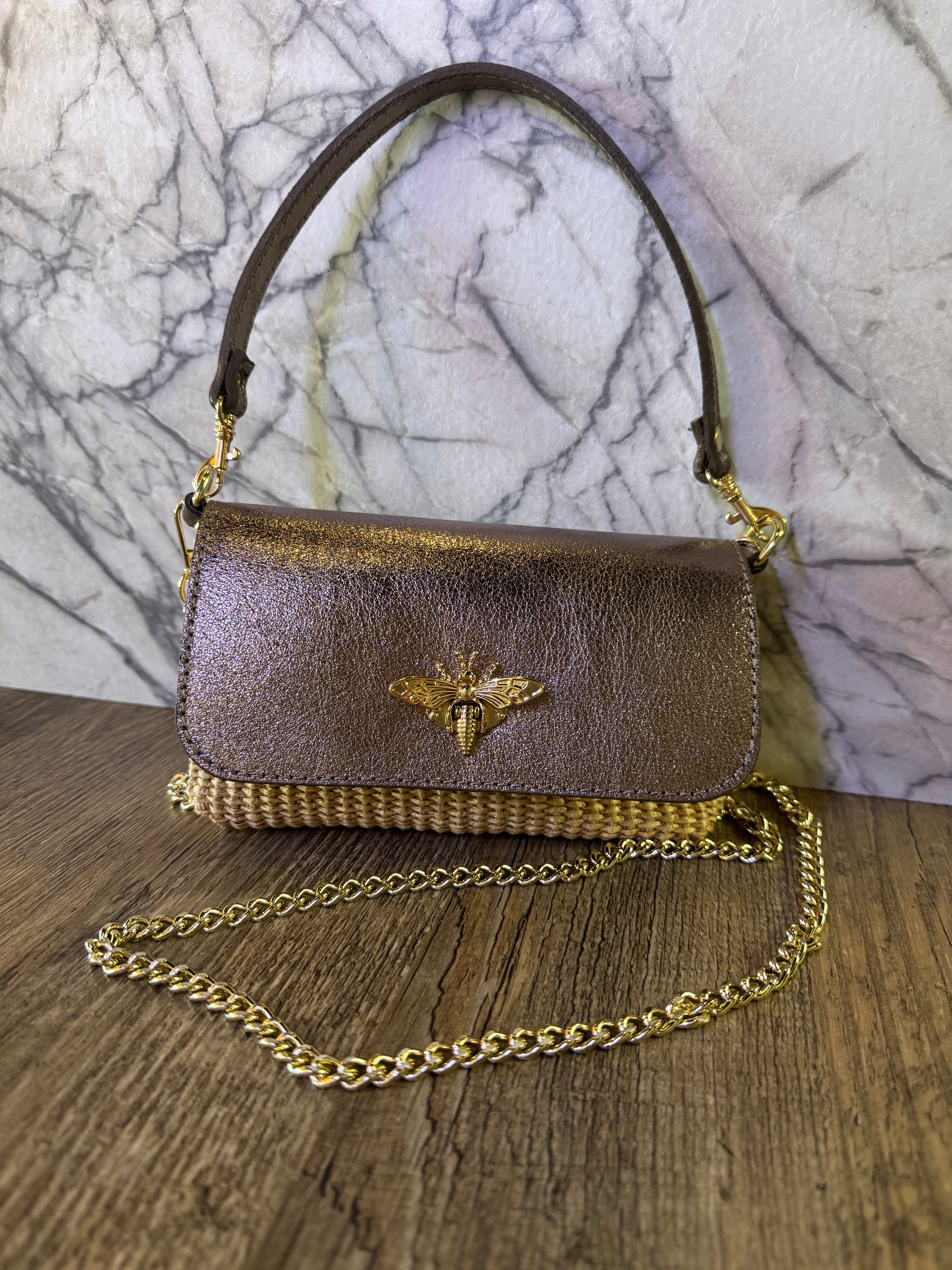 Nicky Bronze Bag