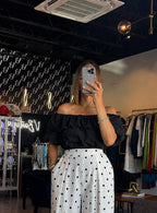 Summer Strapless Top - Black