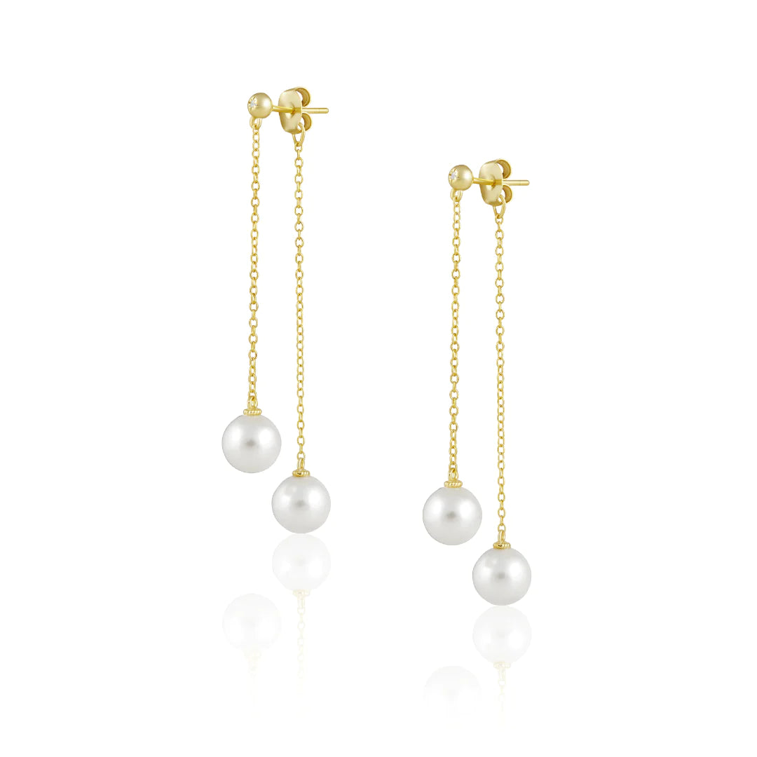 Xana Double Pearl Dangle