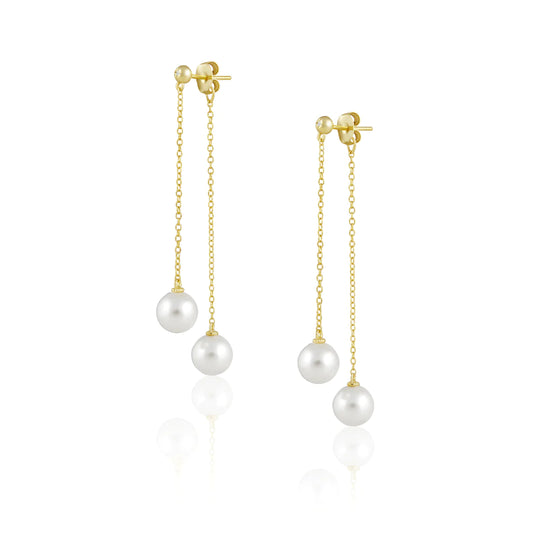 Xana Double Pearl Dangle