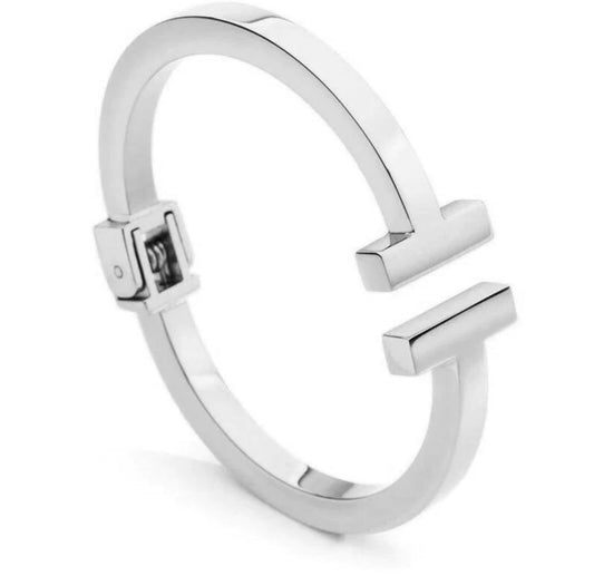 Sadie T Cuff Silver